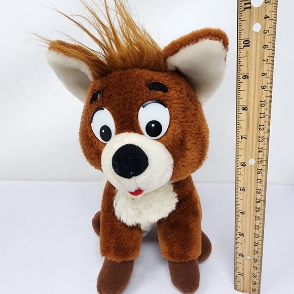 Vintage Disney Knickerbocker Todd The Fox and the Hound 10" Plush Toy - Picture 7 of 7